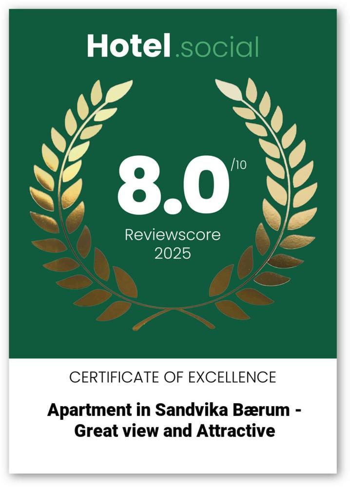 Jeci Apartment Sandvika Baerum - Great View And Attractive ساندفيكا المظهر الخارجي الصورة
